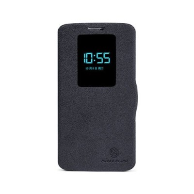 LG G2 „Nillkin“ Fresh atvēramais melns futrālis / Vacins.lv