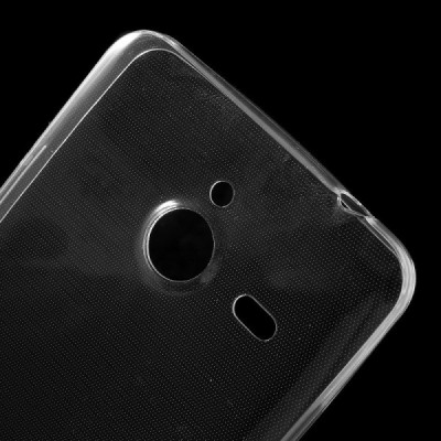 Microsoft Lumia 640 XL dzidrs (caurspīdīgs) cieta silikona TPU pasaulē planākais apvalks / Vacins.lv