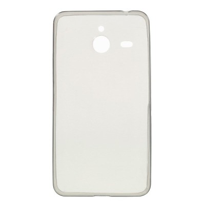 Microsoft Lumia 640 XL dzidrs (caurspīdīgs) cieta silikona TPU pasaulē planākais pelēks apvalks / Vacins.lv