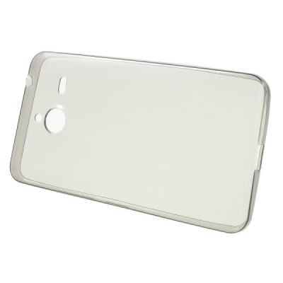 Microsoft Lumia 640 XL dzidrs (caurspīdīgs) cieta silikona TPU pasaulē planākais pelēks apvalks / Vacins.lv