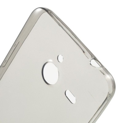 Microsoft Lumia 640 XL dzidrs (caurspīdīgs) cieta silikona TPU pasaulē planākais pelēks apvalks / Vacins.lv