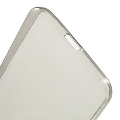 Microsoft Lumia 640 XL dzidrs (caurspīdīgs) cieta silikona TPU pasaulē planākais pelēks apvalks / Vacins.lv