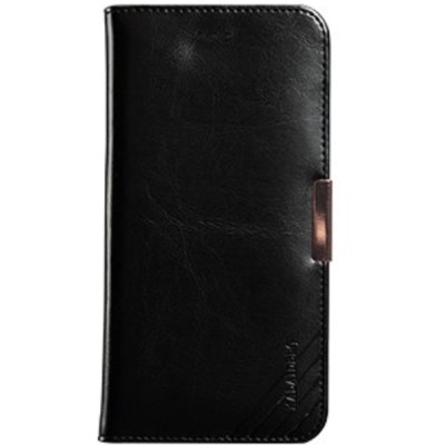 „Kalaideng“ Royale atverčiamas juodas odinis Apple iPhone 6 Plus (6s Plus) dėklas / Priedai.lt