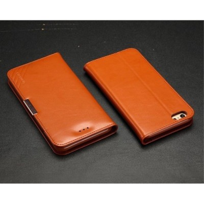 „Kalaideng“ Royale atverčiamas rudas odinis Apple iPhone 6 Plus (6s Plus) dėklas / Priedai.lt