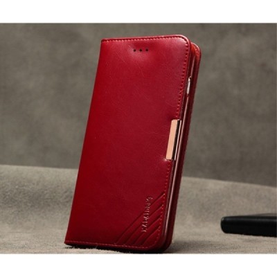 „Kalaideng“ Royale atverčiamas raudonas odinis Apple iPhone 6 Plus (6s Plus) dėklas / Priedai.lt