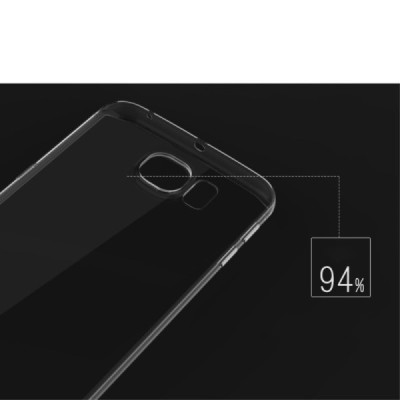 Samsung Galaxy S6 Edge (G925) ROCK Ultra Thin Slim Jacket TPU dzidrs pelēks silikona planākais apvalks / Vacins.lv