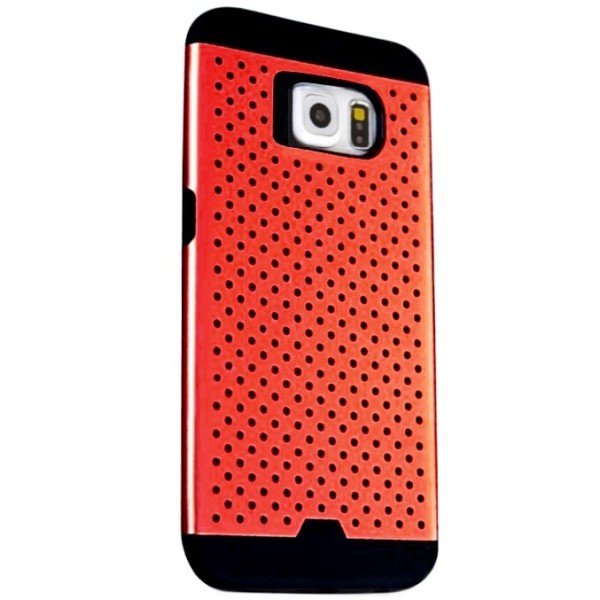 „Bubble“ pastiprinātas aizsardzības apvalks - sarkans (Galaxy S6)