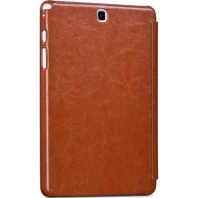 Greznais „HOCO“ Retro sērijas ādas atvērams brūns Samsung Galaxy Tab A 9.7 (T555, T550) maciņš / Vacins.lv