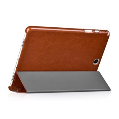 Greznais „HOCO“ Retro sērijas ādas atvērams brūns Samsung Galaxy Tab A 9.7 (T555, T550) maciņš / Vacins.lv