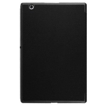 Sony Xperia Tablet Z4 atvēramais melns ādas maciņš / Vacins.lv