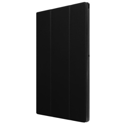 Sony Xperia Tablet Z4 atvēramais melns ādas maciņš / Vacins.lv