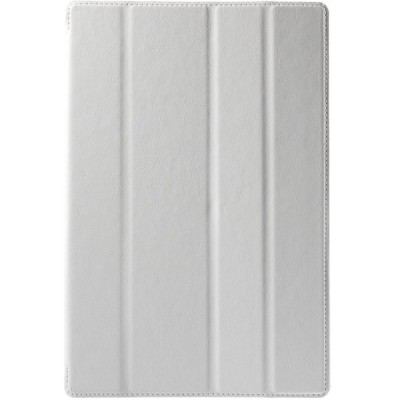 Sony Xperia Tablet Z4 atvēramais balts ādas maciņš / Vacins.lv