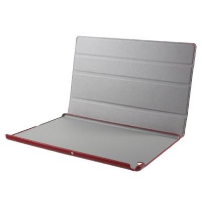 Sony Xperia Tablet Z4 atvēramais sarkans ādas maciņš / Vacins.lv