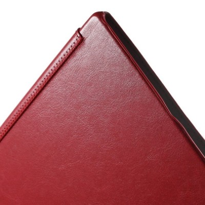 Sony Xperia Tablet Z4 atvēramais sarkans ādas maciņš / Vacins.lv