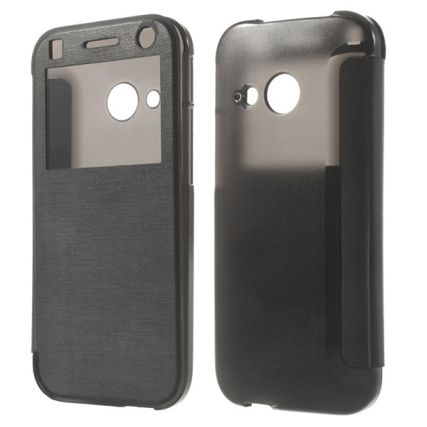 Atverčiamas „View Window“ dėklas - juodas (One Mini 2)