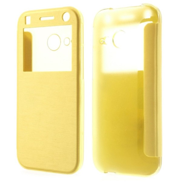 Atverčiamas „View Window“ dėklas - geltonas (One Mini 2)