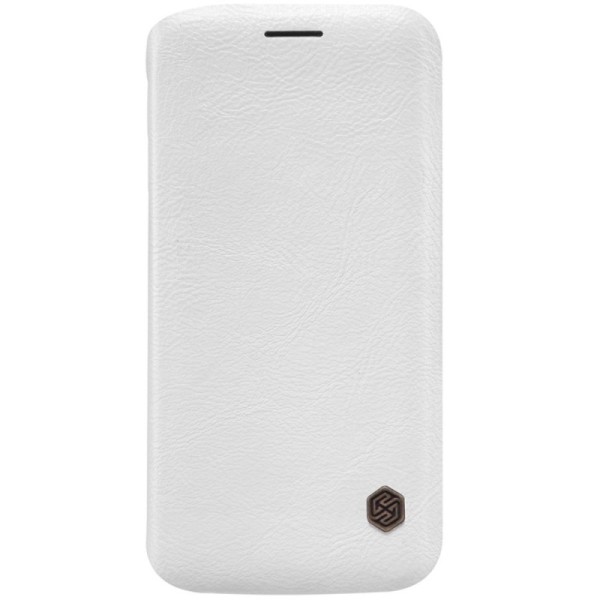 „Nillkin“ Qin atverčiamas dėklas - baltas (Galaxy S6 Edge)