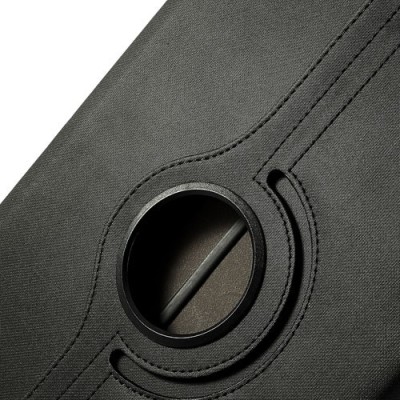 Samsung Galaxy Note 10.1 2014 P600 (P605) melns atvēramais 360° futrālis - maciņš, grozās 360° grādu apjomā / Vacins.lv