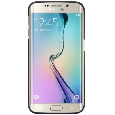Samsung Galaxy S6 Edge (G925) Nillkin Frosted Shield juodas plastikinis dėklas / Priedai.lt