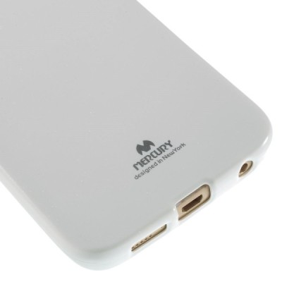 Samsung Galaxy S6 Edge (G925) Mercury baltas kieto silikono tpu dėklas - nugarėlė / Priedai.lt