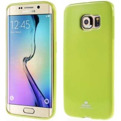 Samsung Galaxy S6 Edge (G925) Mercury žalias kieto silikono tpu dėklas - nugarėlė / Priedai.lt