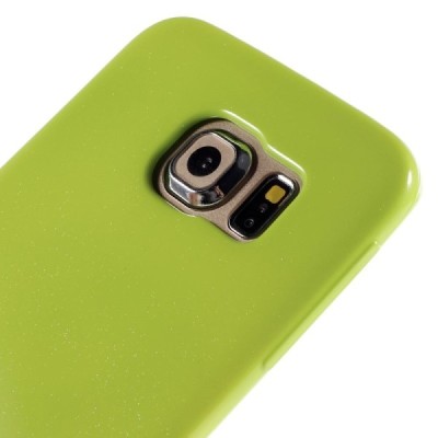 Samsung Galaxy S6 Edge (G925) Mercury žalias kieto silikono tpu dėklas - nugarėlė / Priedai.lt