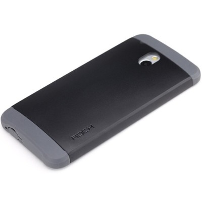 „ROCK“ Shield HTC One mini juodas dėklas / Priedai.lt