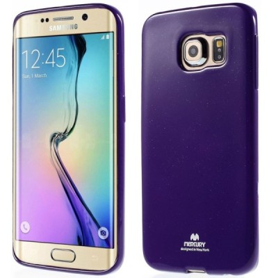 Samsung Galaxy S6 Edge (G925) Mercury violeta cieta silikona (TPU) apvalks / vacins.lv