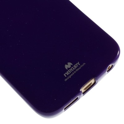 Samsung Galaxy S6 Edge (G925) Mercury violetinis kieto silikono tpu dėklas - nugarėlė / Priedai.lt