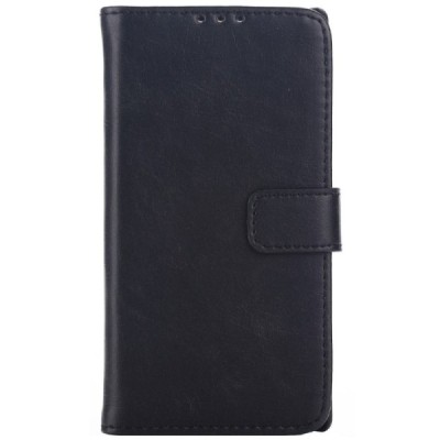 LG G Flex 2 H955 atvēramais ādas melns retro maciņš (maks) / Vacins.lv