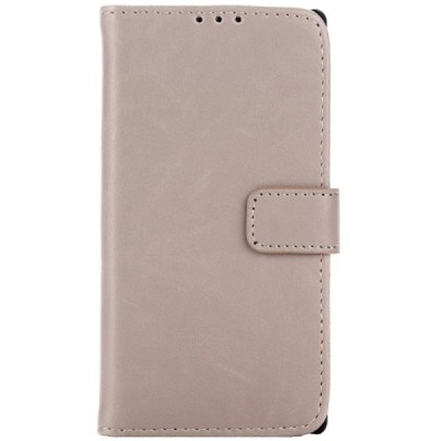 LG G Flex 2 H955 atverčiamas smėlio spalvos odinis retro dėklas - piniginė / Priedai.lt