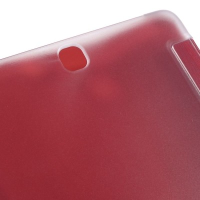 Samsung Galaxy Tab A 9.7 (T555, T550) plonas atverčiamas raudonas dėklas / Priedai.lt