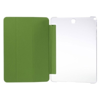 Samsung Galaxy Tab A 9.7 (T555, T550) plonas atverčiamas žalias dėklas / Priedai.lt