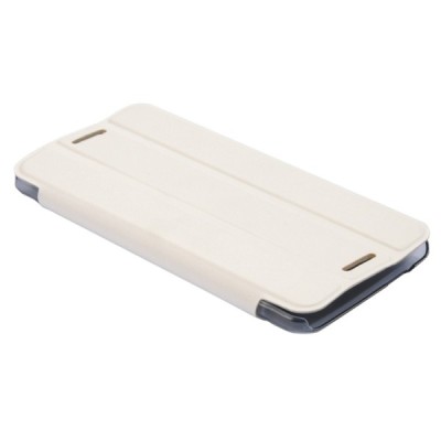 „Baseus“ HTC One mini atverčiamas baltas dėklas / Priedai.lt