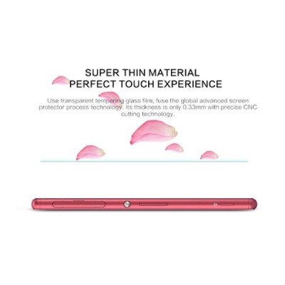 Sony Xperia M4 Aqua „Nillkin“ H Tempered Glass sustiprintos apsaugos apsauginis ekrano stiklas 0.33 mm / Priedai.lt