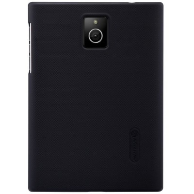 BlackBerry Passport Nillkin Frosted Shield melns plastmasas apvalks + ekrāna aizsargplēve / Vacins.lv