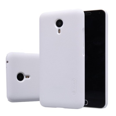 Meizu m2 note Nillkin Frosted Shield balts plastmasas apvalks + ekrāna aizsargplēve / Vacins.lv