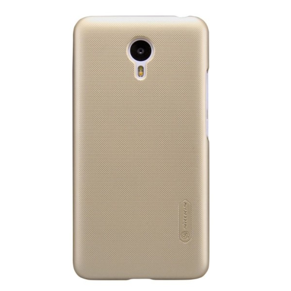 „Nillkin“ Frosted Shield apvalks - zelta + ekrāna aizsargplēve (m2 note)