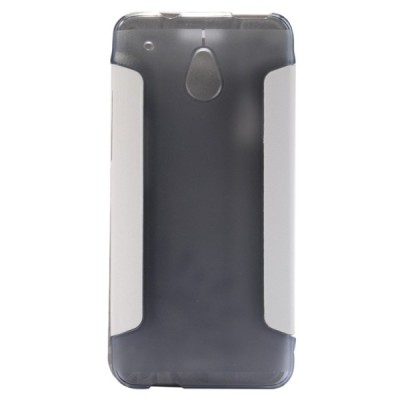 „Baseus“ HTC One mini atverčiamas baltas dėklas / Priedai.lt