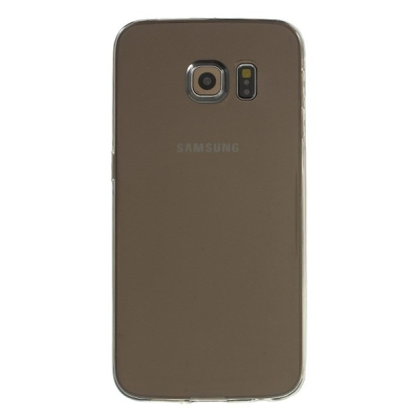 Ploniausias TPU skaidrus dėklas - pilkas (Galaxy S6 Edge)
