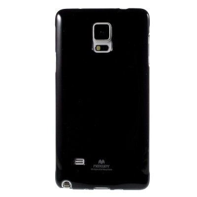 Samsung Galaxy Note 4 N910 Mercury juodas kieto silikono tpu dėklas - nugarėlė / Priedai.lt