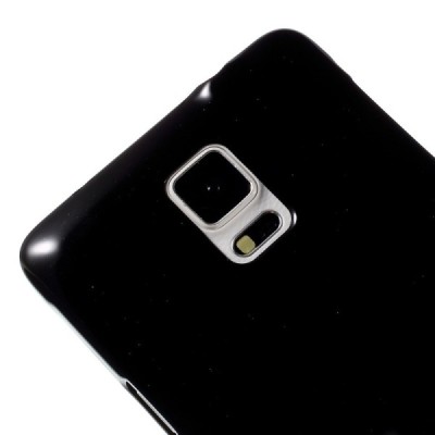 Samsung Galaxy Note 4 N910 Mercury juodas kieto silikono tpu dėklas - nugarėlė / Priedai.lt