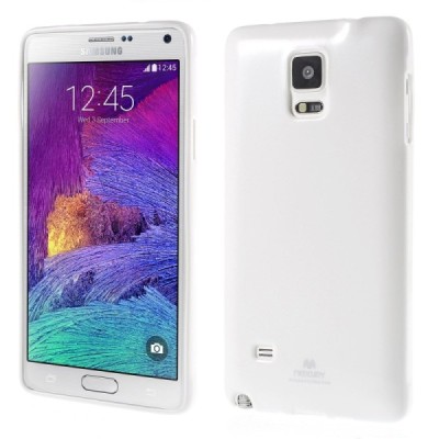 Samsung Galaxy Note 4 (N910) Mercury balts cieta silikona (TPU) apvalks / vacins.lv