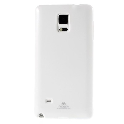 Samsung Galaxy Note 4 N910 Mercury baltas kieto silikono tpu dėklas - nugarėlė / Priedai.lt