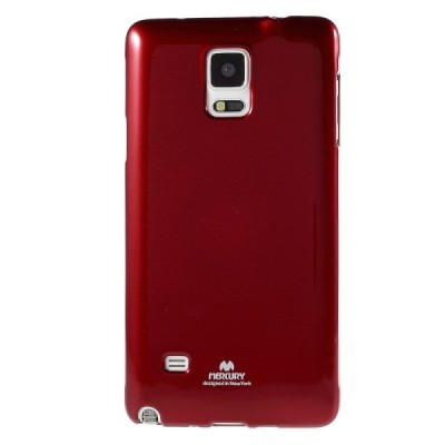 Samsung Galaxy Note 4 N910 Mercury raudonas kieto silikono tpu dėklas - nugarėlė / Priedai.lt