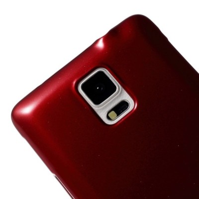 Samsung Galaxy Note 4 N910 Mercury raudonas kieto silikono tpu dėklas - nugarėlė / Priedai.lt