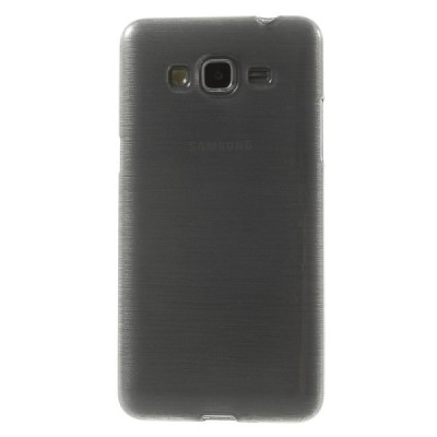 Samsung Galaxy Grand Prime (G350) dzidrs un matēts cieta silikona (TPU) pelēks apvalks / Vacins.lv