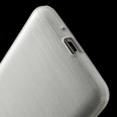 Samsung Galaxy Grand Prime (G350) dzidrs un matēts cieta silikona (TPU) balts apvalks / Vacins.lv