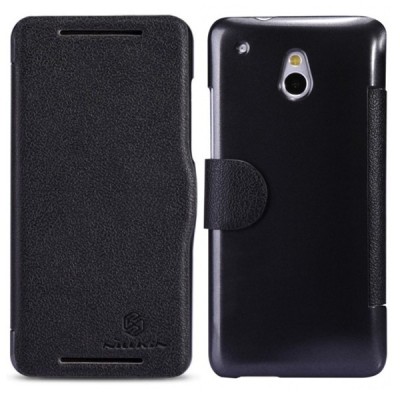 „Nillkin“ Fresh HTC One mini juodas odinis dėklas / Priedai.lt