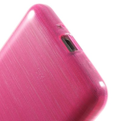 Samsung Galaxy Grand Prime (G350) skaidrus (permatomas) kieto silikono rožinis TPU dėklas - nugarėlė / Priedai.lt